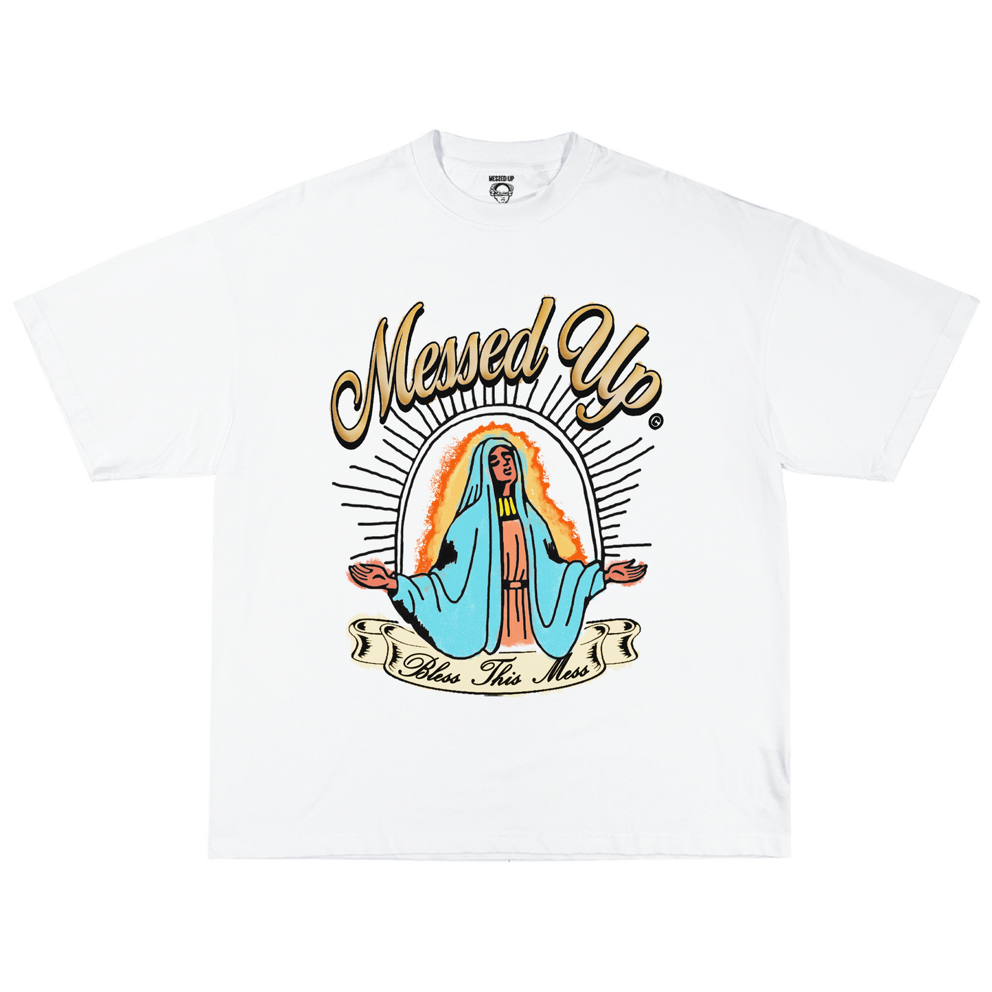WHITE GRAPHIC SHIRT