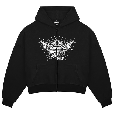RIVETS ZIP HOODIE