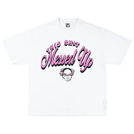 WHITE LOGO TSHIRT