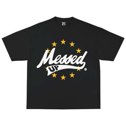 BLACK VARSITY TSHIRT