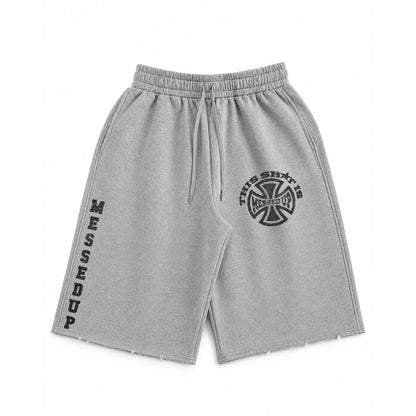 GREY SWEAT SHORTS