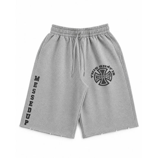 GREY SWEAT SHORTS