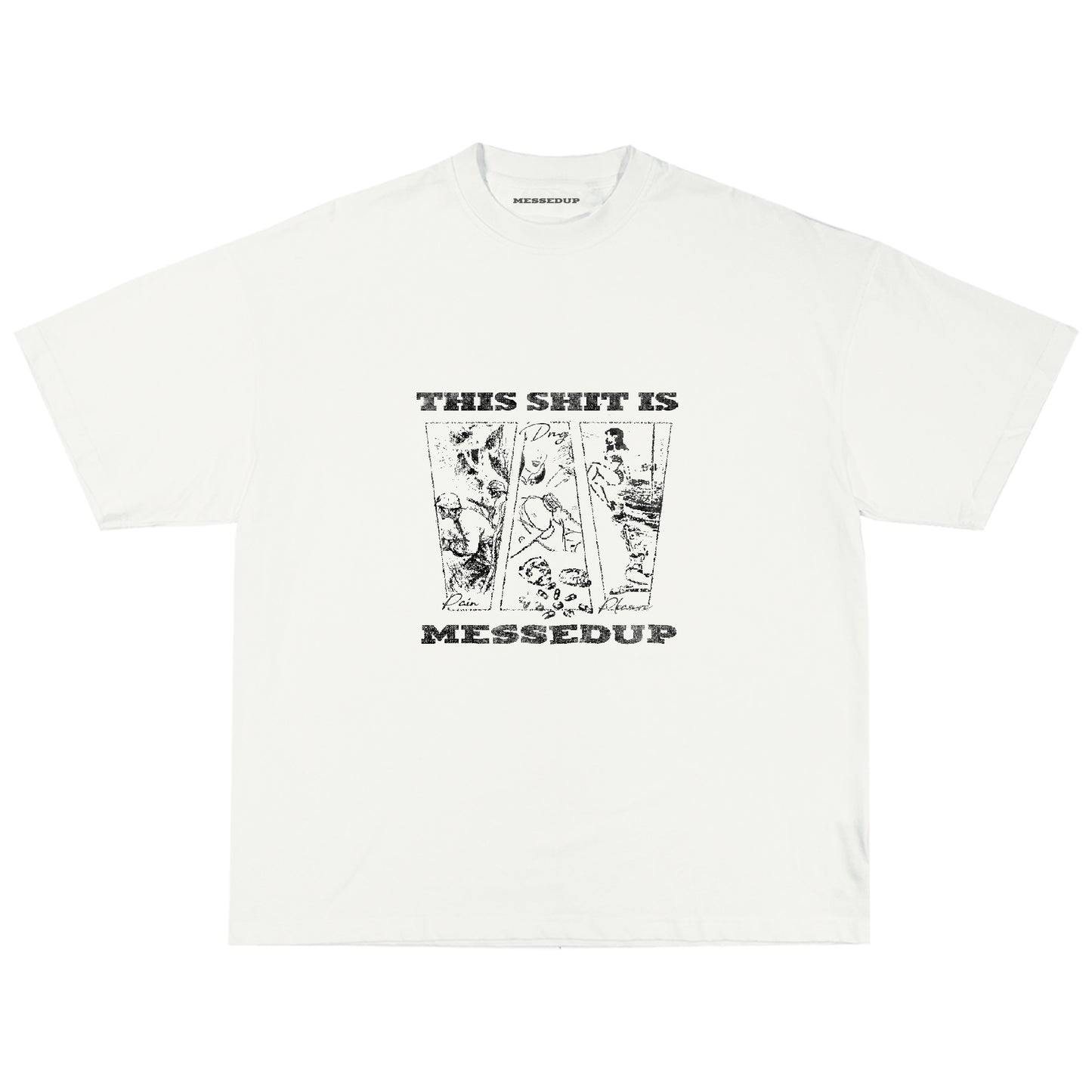 SLOGAN VINTAGE SHIRT