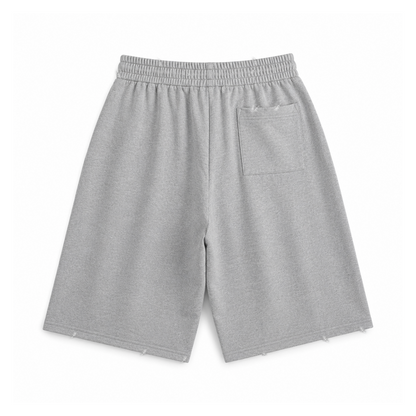 GREY SWEAT SHORTS